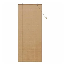 vidaXL Fensterjalousien Und -schattierungen Hellbraun Bambus Vidaxl