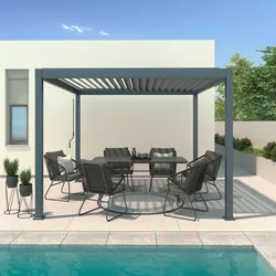Pavillon Peri in Schwarz