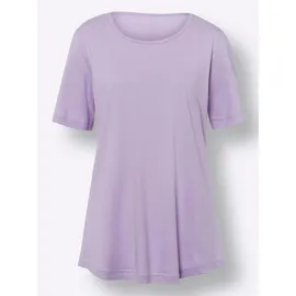 Classic Basics Longshirt CLASSIC BASICS "Doppelpack Shirts", Damen, Gr. 40, bunt (flieder, mint), 100% Baumwolle, unifarben, Rundhals, Shirts Longshirt