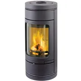 Kaminofen Leda Novia C 6 kW schwarz glatte Front Kamin Gussofen 105 cm