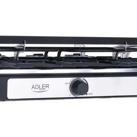 Adler AD 6616 Raclette Elektrogrill Tisch, 1400 W, Schwarz/Edelstahl (AD 6616)
