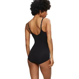 Triumph "Modern Soft+Cotton Bodysuit schwarz, Baumwolle, Elastan, Polyamid,