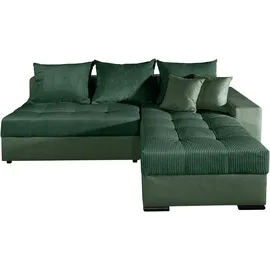 Collection AB Ecksofa Cord 2-Sitzer Grün