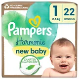 Pampers Harmonie Windeln Größe 1, 22 Windeln, 2kg-5kg