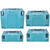 Makita Makpac Set Gr. 2 + Gr. 3 + Gr. 4 Transportbox Und Werkzeugkiste