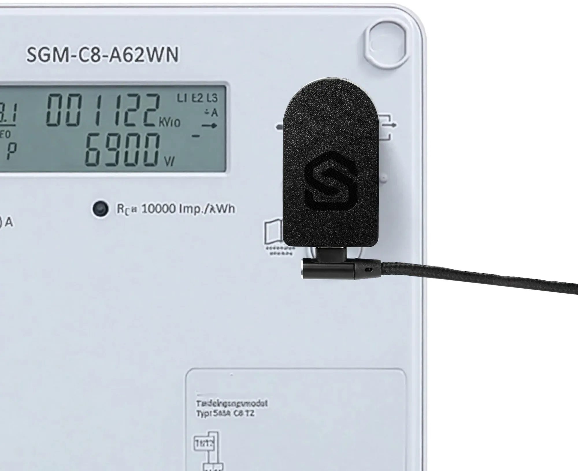 Lesekopf für digitale Stromzähler – USB kabelgebunden