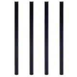 NATURALLY Trinkhalme aus Papier, dick, schwarz, Ø8mm, 15cm, 150 Stk.