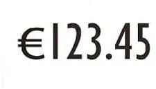 Printer Labels AS 1200er Pack Etiketten für Preis-/Warenauszeichner (weiß - permanent) weiß