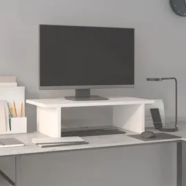 vidaXL Monitorständer 50x27x15 cm Weiß