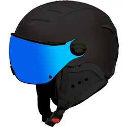 Skihelm mit Visier VENUS BLACK SCHWARZ 61-64 CM