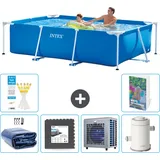 Rechteckiger Frame Pool - 260x160x65 Cm - 7-teilig  S16