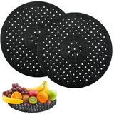 2PCS Spülmatte für Spülbecken Spülbeckeneinlage Gummi Durchmesser 30.6cm Spülbeckenmatte Sink Mat Einlage Matte für Spülbecken Matte Spülbeckenschutz Spritzschutz Waschbecken Spülmatte Abtropfmatte