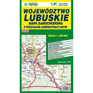 Woiwodschaft Lubuskie 1:200 000 Polen Karte