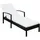 vidaXL Sonnenliege 195 x 68 x 52 cm braun/cremeweiß