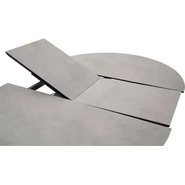 MCA Furniture MCA Winnipeg Ausziehtisch Keramik Ø 120/160x76 cm - mind. 14 Tage Rückgaberecht - Grau