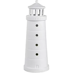 räder Living Meeresrauschen Leuchtturm groß Porzellan 40 cm weiß
