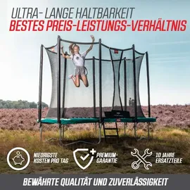 Berg Toys Favorit Regular 200 cm inkl. Sicherheitsnetz Comfort grau