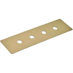 sichtbare Montageplatte messing