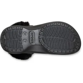 Crocs Classic Platform Fuzz Lined Clog 38-39 EU Black - Schwarz | 39