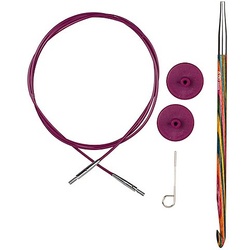 KnitPro Tunesische Häkelnadel, 6.0 mm Ø, im Set