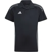 Adidas Tiro 24 Competition Poloshirt Kinder IP7602 - black/team dark grey 140