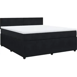 vidaXL Boxspringbett 180 x 200 cm Schwarz