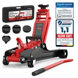 Wagenheber 2.5T hydraulisch & flach - Rot