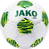 Jako Animal Leicht-Fußball 646 weiß/sportgrün/neongelb 290g 4