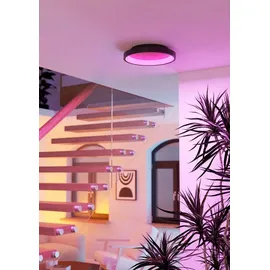 EGLO Loretello-Z 1 LED dimmbar schwarz Ø 35 cm