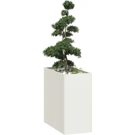 vidaXL Pflanzgefäß 40 x 80 x 80 cm Weiß