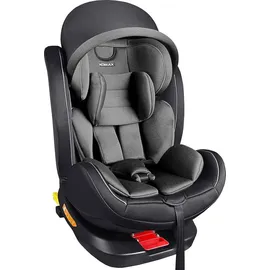 XOMAX XZ-16 Kindersitz drehbar 360° mit ISOFIX und Liegefunktion I mitwachsend I 0-36 kg, 0-12 Jahre, Gruppe 0/1/2/3 I 5-Punkt-Gurt und 3-Punkt-Gurt I Bezug abnehmbar, waschbar I ECE i-Size 129R