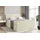 altdecor Boxspringbett mit Matratze Topper, Polsterbett mit Bettkasten LEPARO-Z KING | Beige Monolith | 140x200