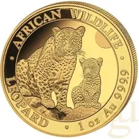 Bayerisches Hauptmünzamt München 1 Unze Goldmünze Somalia African Wildlife