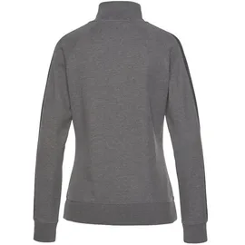 bench. loungewear Sweatjacke Damen anthrazit-meliert-schwarz Gr.56/58