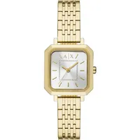 Giorgio Armani Armani Exchange Damenuhr Edelstahl gold Damen