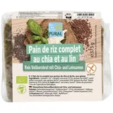 Pural Reis Vollkorn-Brot Chia-Leinsamen glutenfrei bio