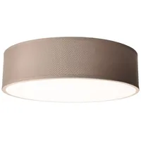 Einlicht Deckenleuchte 1453247 E27, Ø38cm, Taupe, Stoffschrim