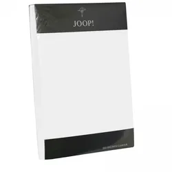 Joop! Boxspring Spannbetttuch - 180x200cm-200x200cm	weiss
