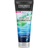 John Frieda Deep Sea Hydration Shampoo Feuchtigkeitsshampoo für coloriertes, trockenes, geschädigtes Haar, 250 ml