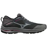 Mizuno Damen Wave Rider GTX Straßen-Laufschuh, Iron Gate/Nimbus Cloud/Fuchsia