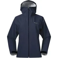 Bergans Damen Essentials Rainshell 2.5L Jacke (Größe L, blau)