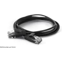 Wantec 7311 Netzwerkkabel Schwarz 0,25 m Cat6a U/UTP (UTP)