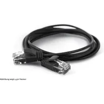 Wantec 7311 Netzwerkkabel Schwarz 0,25 m Cat6a U/UTP (UTP)