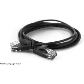 Wantec 7311 Netzwerkkabel Schwarz 0,25 m Cat6a U/UTP (UTP)