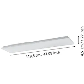 EGLO LED-Deckenleuchte Herrora-Z 3-flammig Weiß