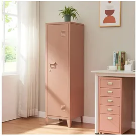 [en.casa] Einzelspind Kurikka 137x38x38 cm Hellbraun