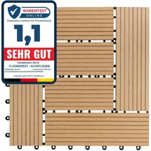 Karat Klickfliese Classic 30 x 30 cm teak