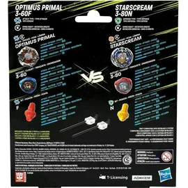 Beyblade X, Transformers Optimus Primal 3-60F vs. Starscream 3-80N, Multipack