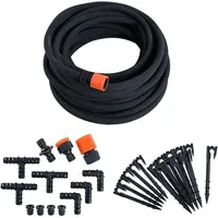 Estexo Perlschlauch Tropfschlauch Gartenschlauch 30 m Schlauch Set Bewässerungsschlauch