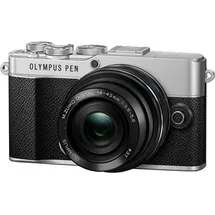 OM System E-P7 silber + M.Zuiko 14-42 mm EZ schwarz